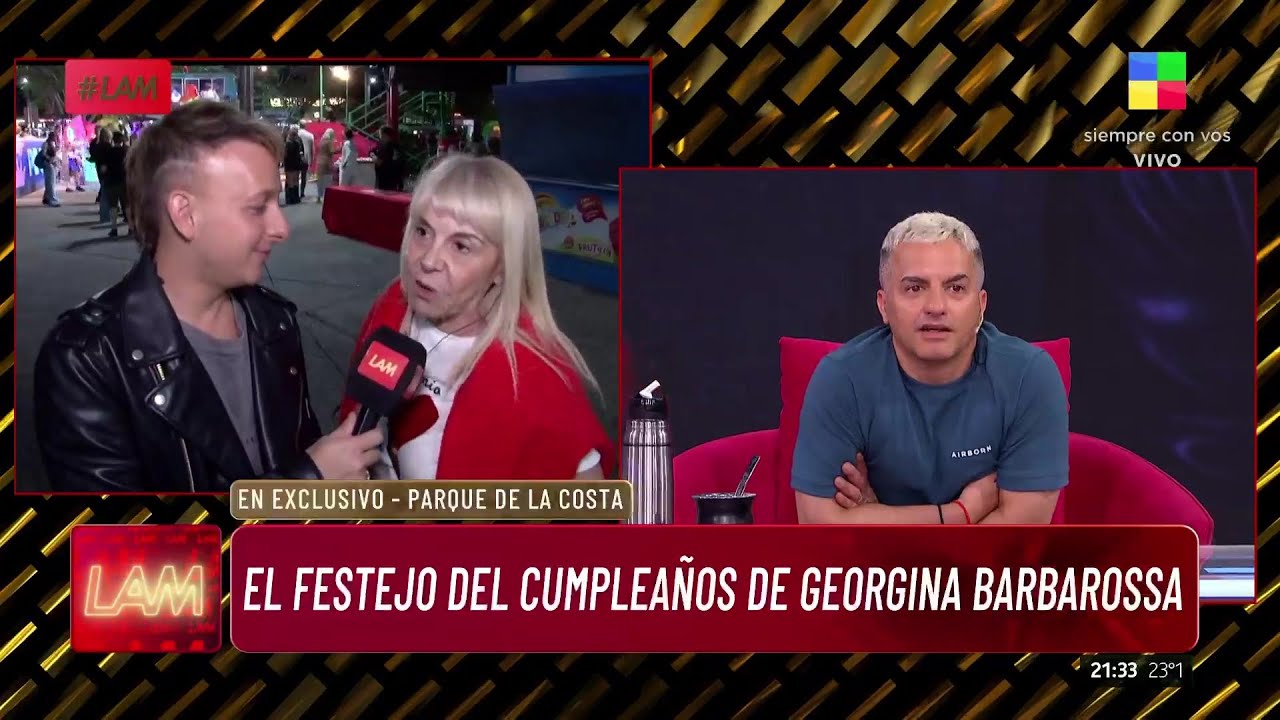 🎉EL FESTEJO DEL CUMPLEAÑOS DE GEORGINA BARBAROSSA🎉