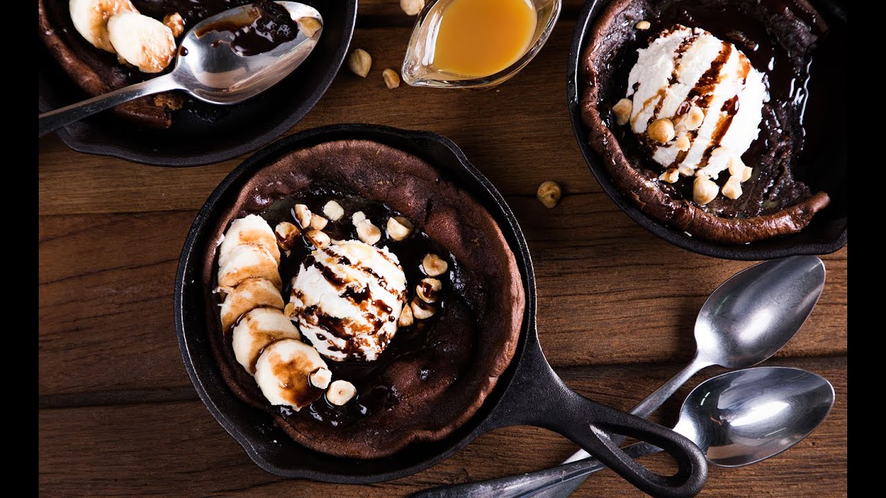 ช็อกโกแลตดัชเบบี้แพนเค้ก Chocolate Dutch Baby Pancakes : พลพรรคนักปรุง
