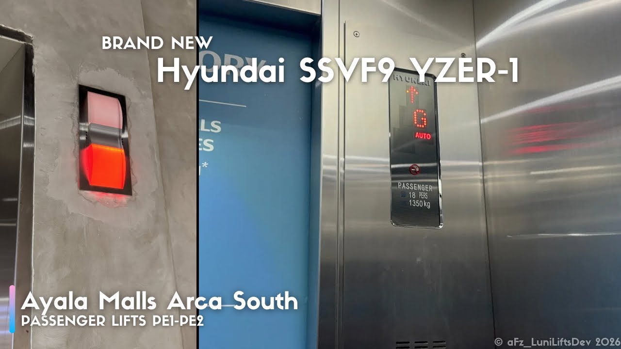 BRAND NEW Hyundai SSVF9 YZER-1 Elevators with Voiceovers • Ayala Malls Arca South
