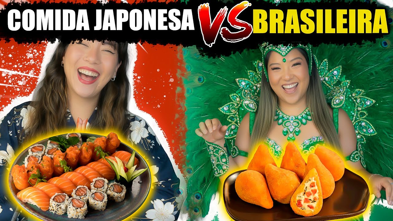 COMIDA JAPONESA VS COMIDA BRASILEIRA| Blog das irm&atilde;s