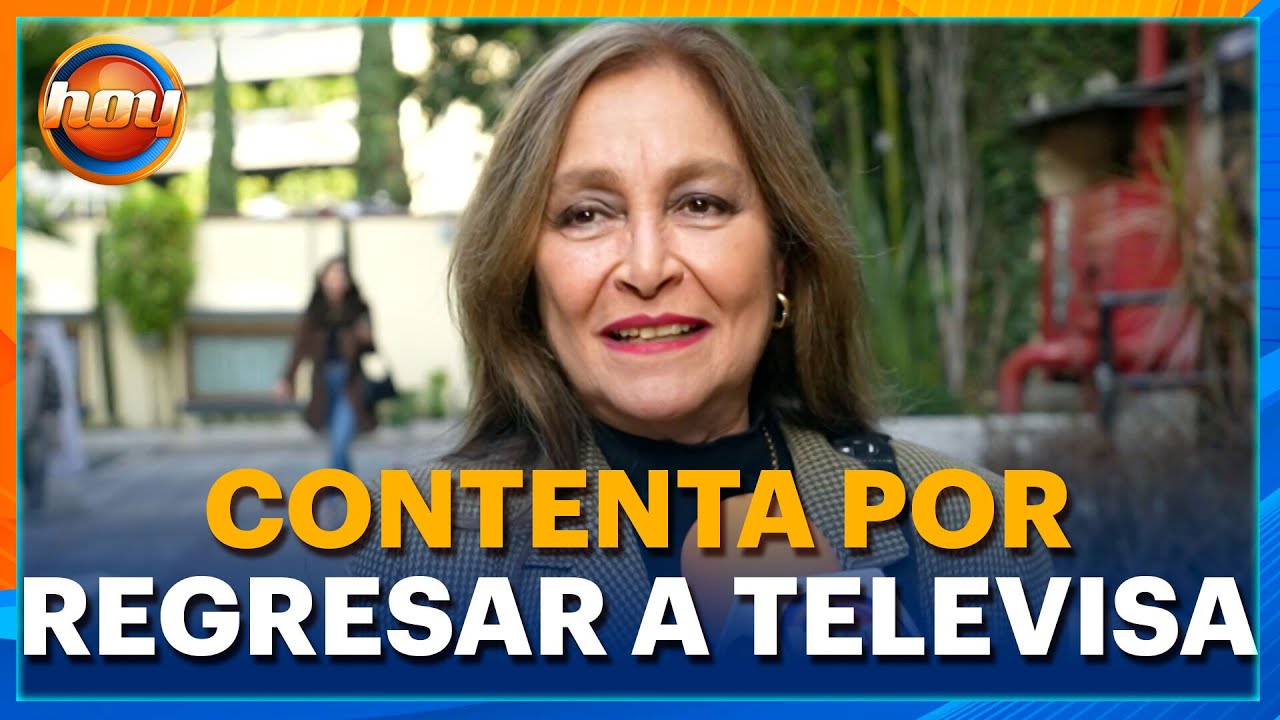 Daniela Romo no descarta REGRESAR a las telenovelas y revela si hará su bioserie | Programa Hoy