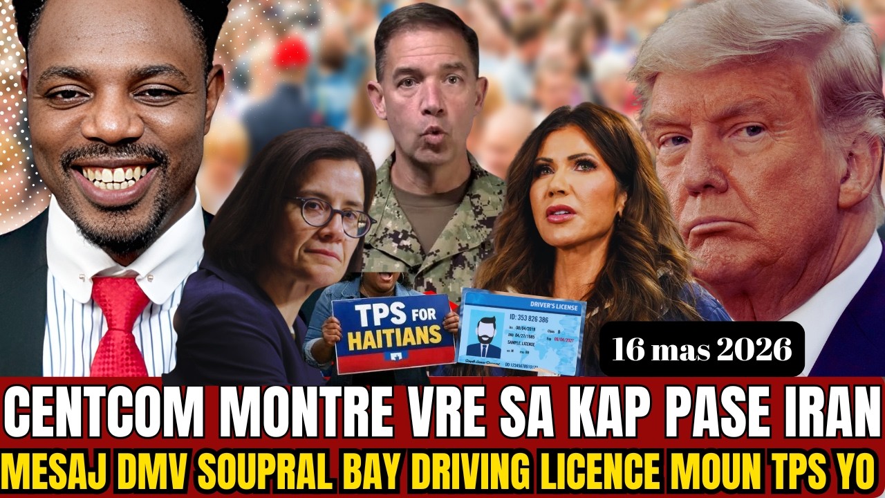 Dosye tps,DMV YO PA VLE RENOUVLE DRVIERS LICENCE YO.YON ANSYEN KONSEYE TRUMP SOU GE IRAN AN