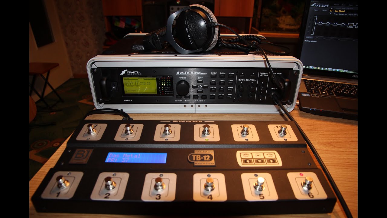Инструкция ТВ12 + AXE FX II