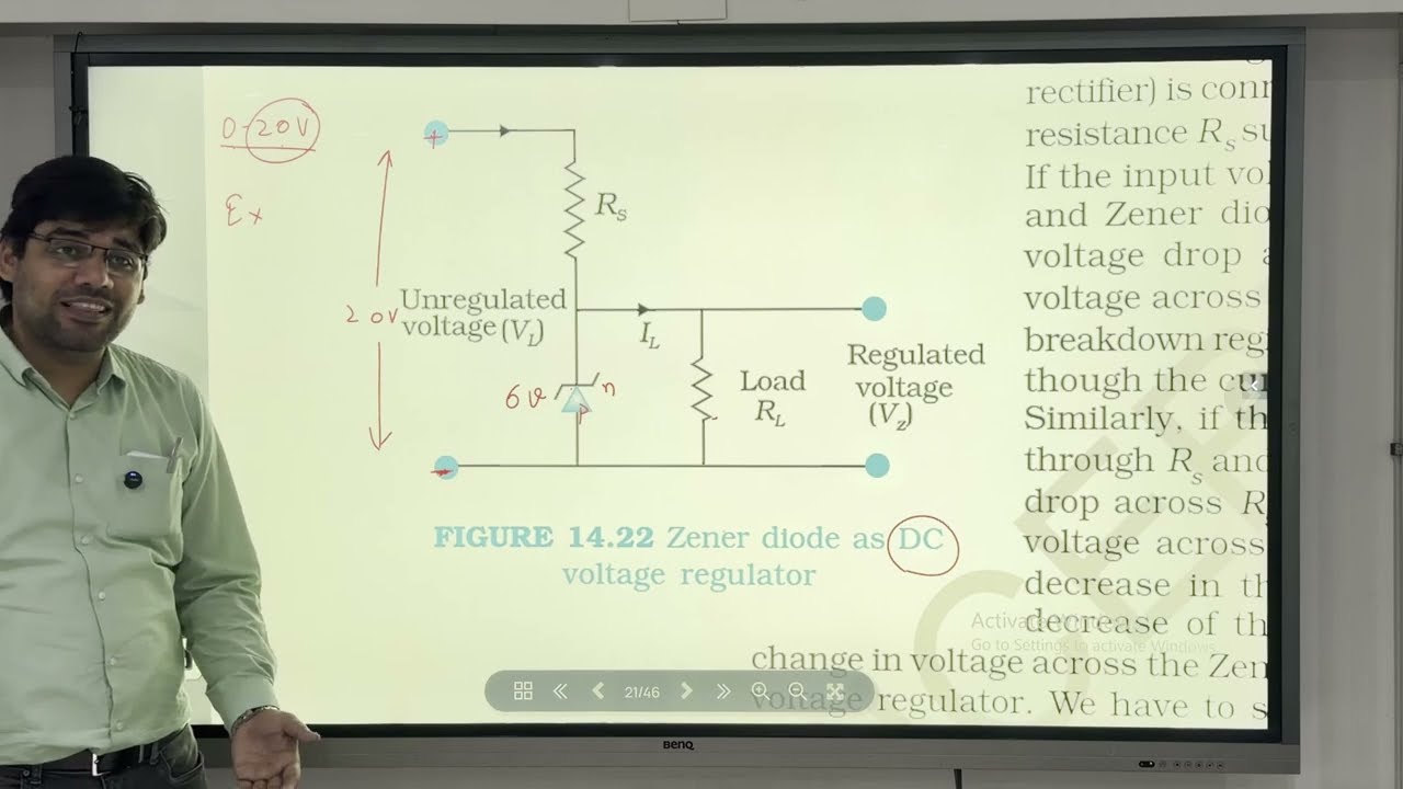 Semiconductor Lecture 3 || Zener Diode || Voltage Regulator || Optoelectronic Junction devices