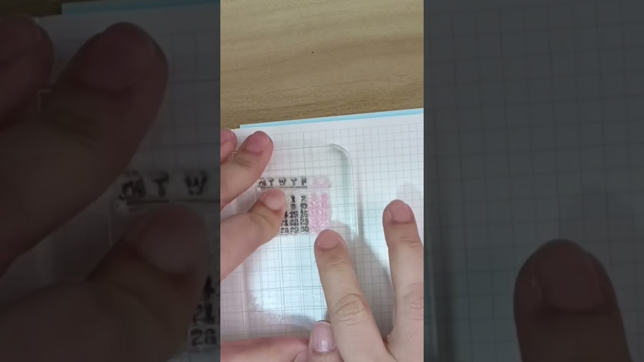 Trackers with Silicon Stamps #shorts #stamps #planning #journaling #hobonichi #silicon #tracker
