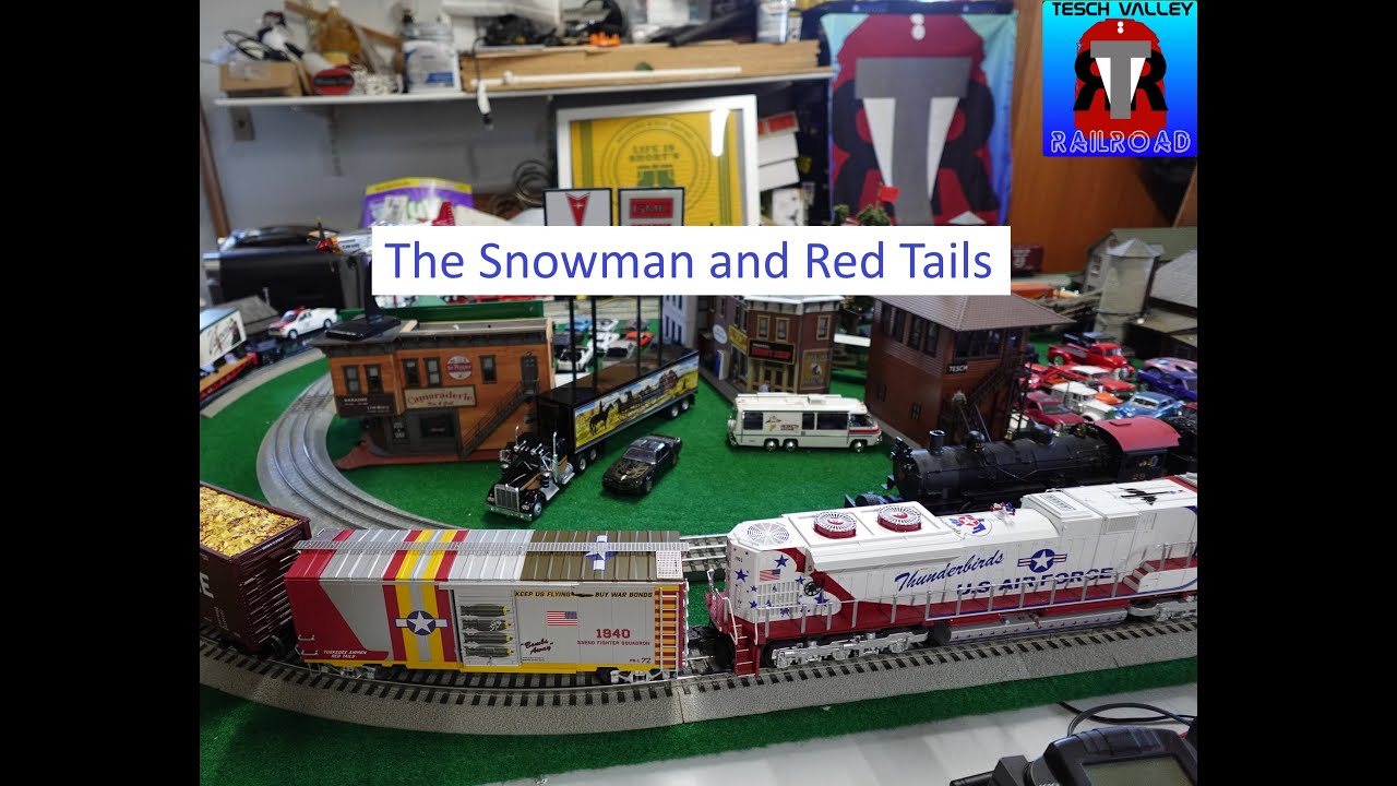 Snowman and Red Tails