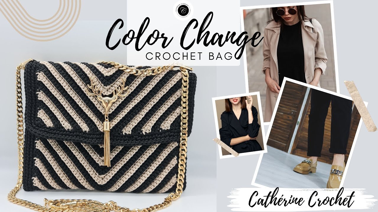Easy Color Change Crochet Bag