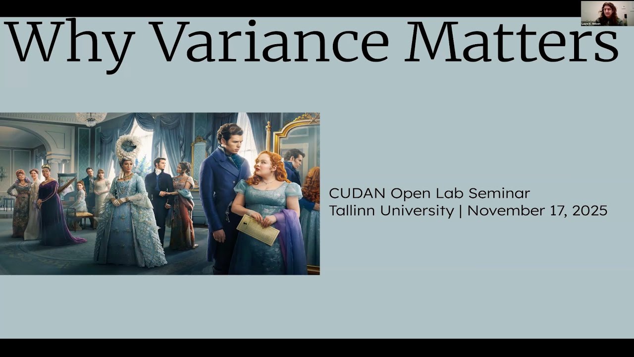Laura Nelson: We’re Talking About the Wrong Error: Why Variance Matters More than Bias in AI.