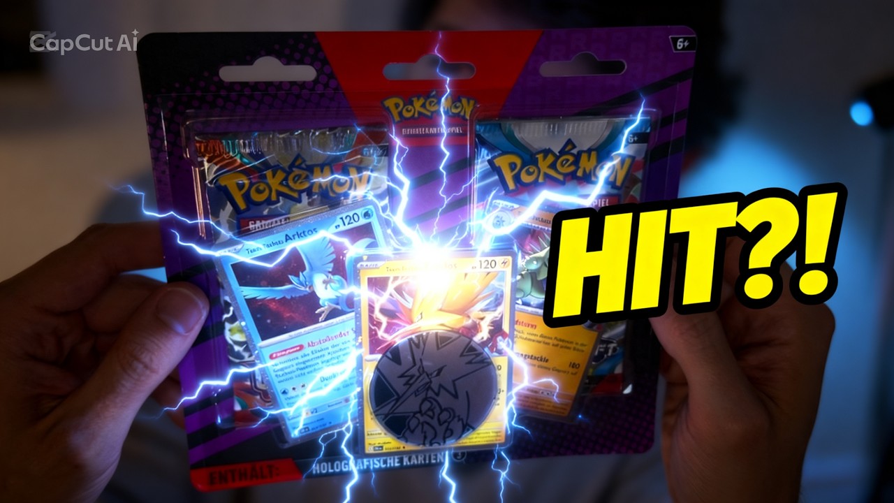 Pokémon Booster Opening! 3 Packs + Zapdos Blister – Mein erster Happy Pull?