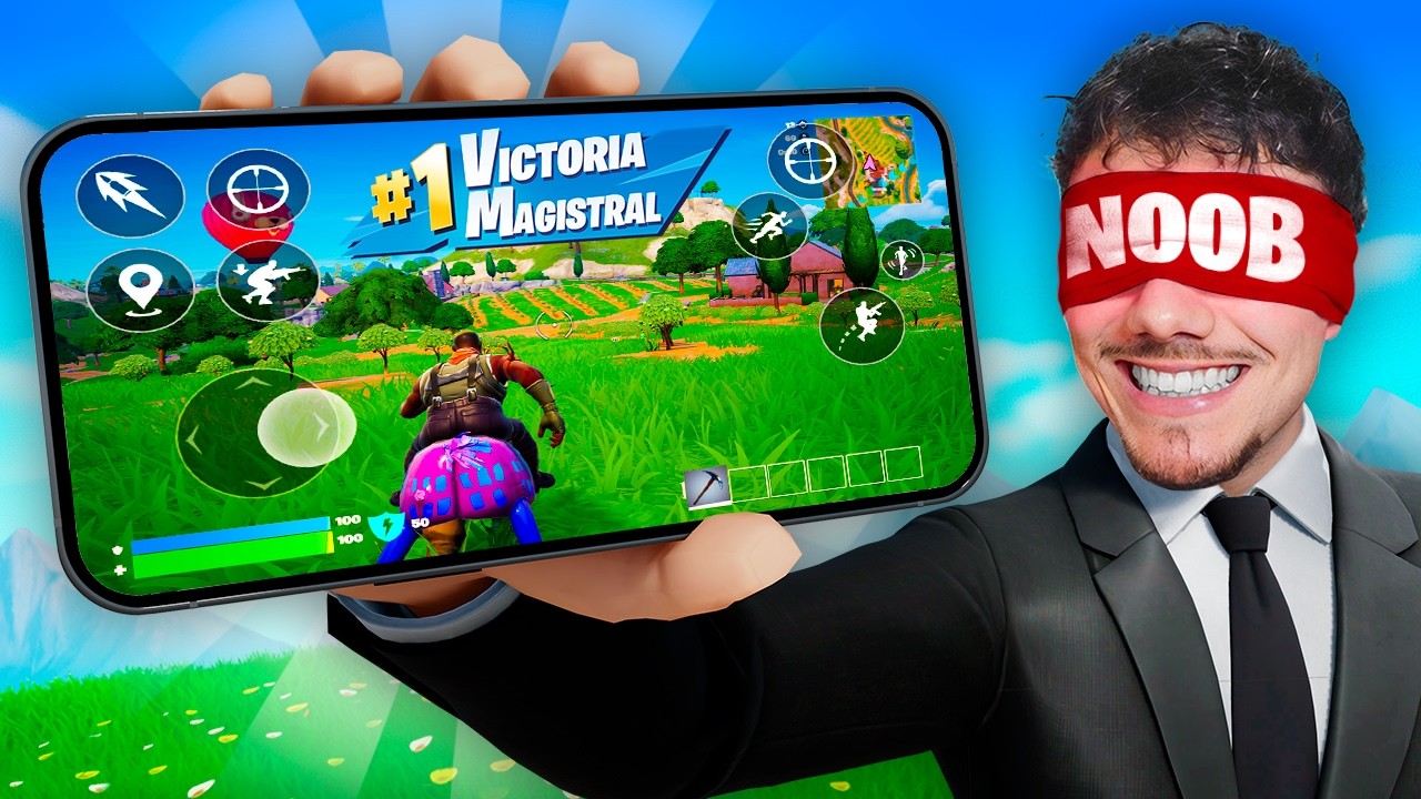 Como es Jugar Fortnite Movil en 2025?! (Pat&eacute;tico)