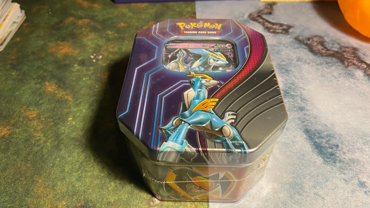 Pokemon Iron Crown EX Tin Opening!