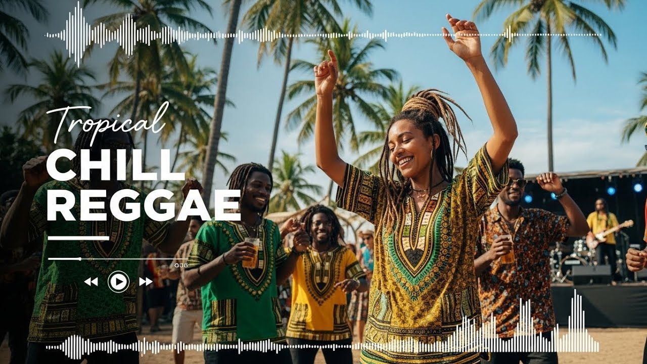 Reggae Island Mix 🌊 Feel Good Tropical Vibes to Relax & Work