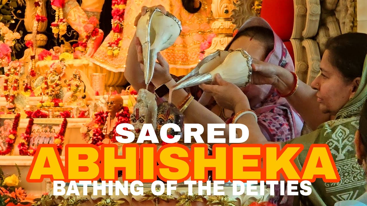 Chatsworth Temple Celebrates Women's day with Abhisheka and Kirtan