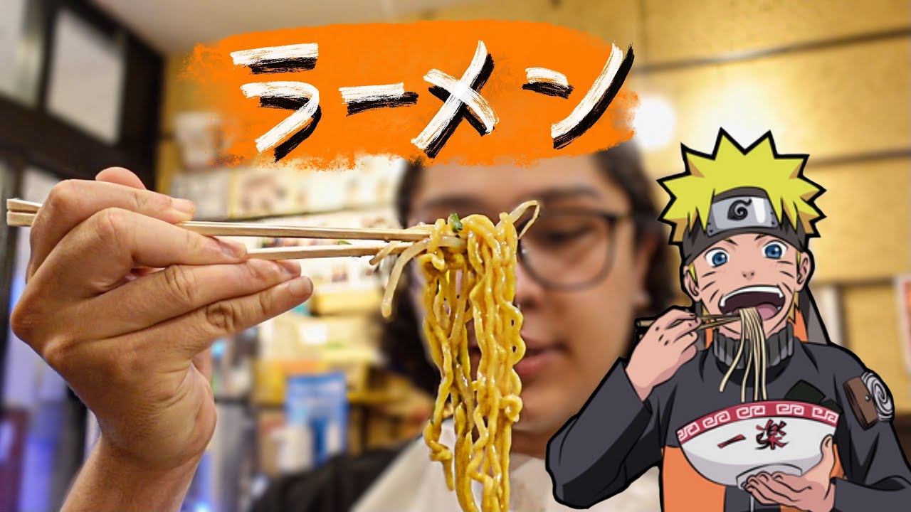 COMENDO LAMEN ESTILO NARUTO EM TOKYO!