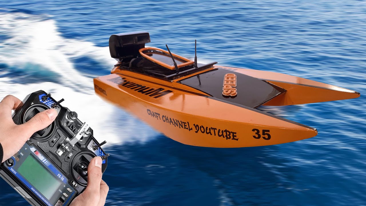 Как сделать лодку Rc Catamaran. DIY Rc Speed Catamaran Лодка