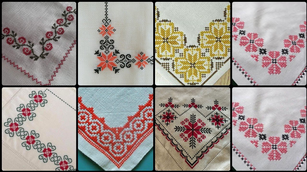 Most Beautiful & Stylish Cross Stitch Corner Pettren Designs Ideas #2024 #charsutikerhai