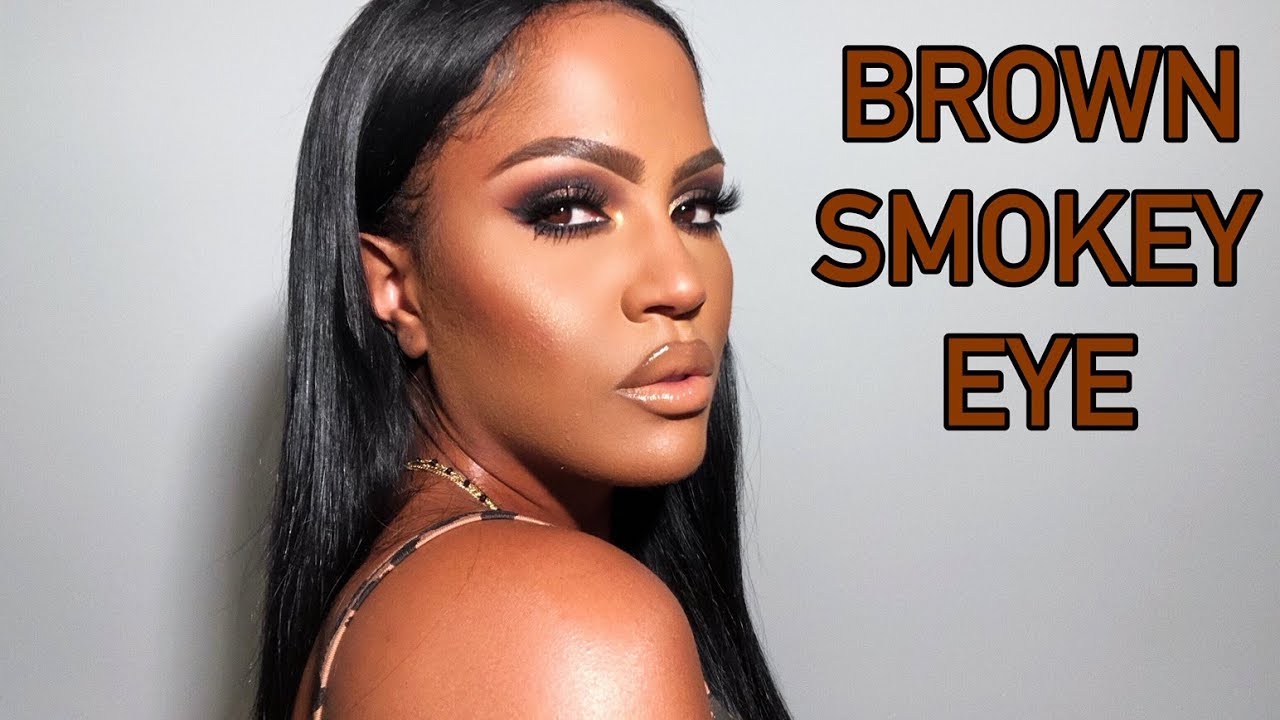 BROWN SMOKEY EYE MAKEUP TUTORIAL | MAKEUPSHAYLA