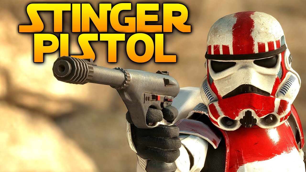 Star Wars Battlefront: Stinger Pistol Gameplay & How It Works!