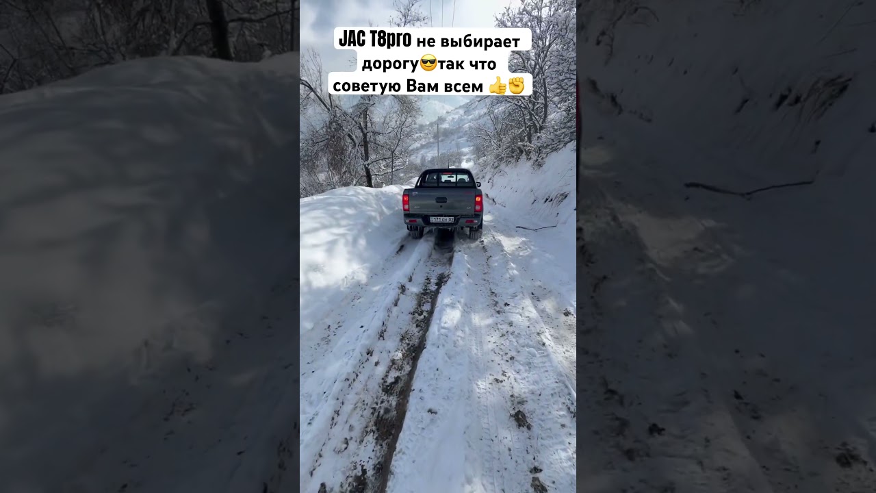 Я 2 дня по бездорожью ездил и мне очень понравился JAC t8 pro 👍😎 #fly #jact8pro #jac #пикапчик