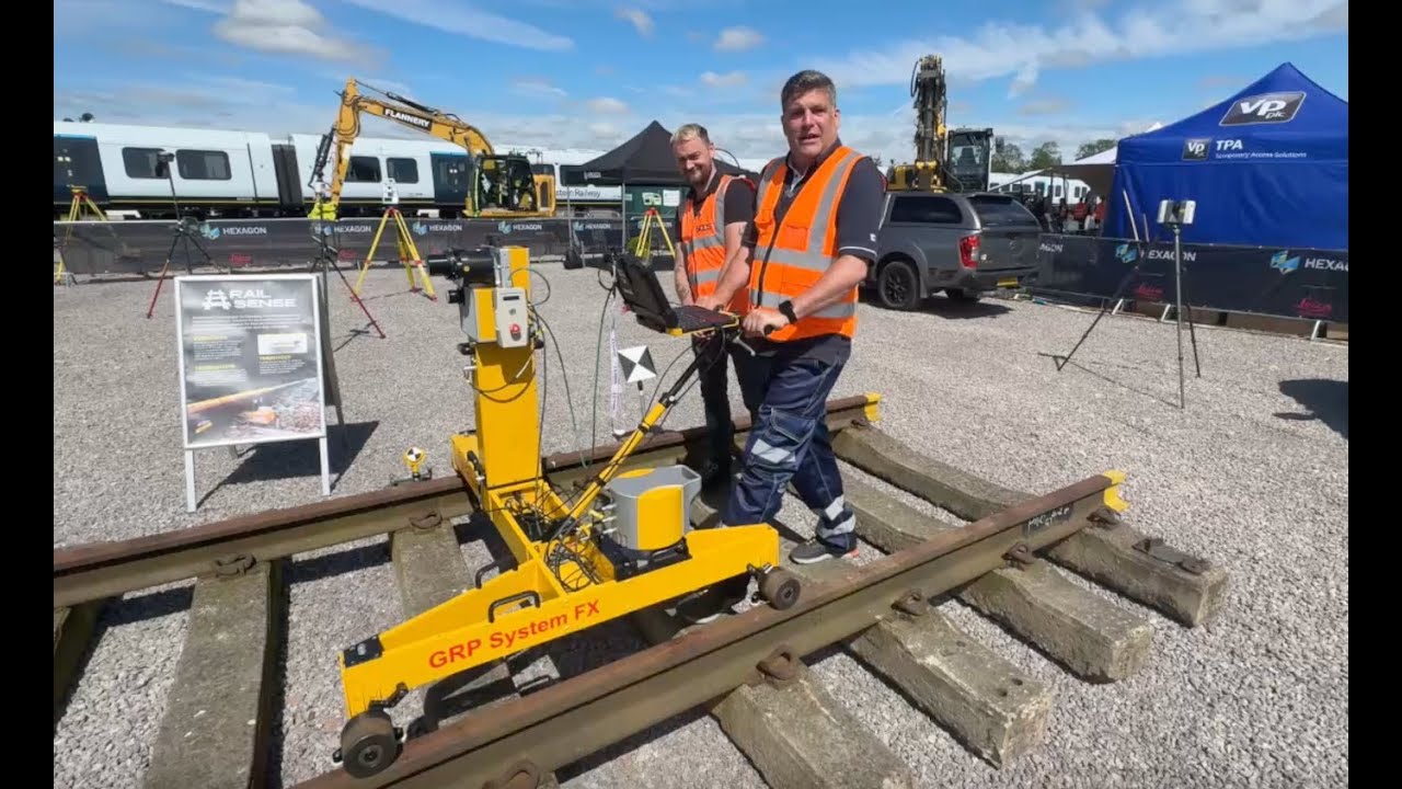 Capturing 2 million points per second with Amberg Technologies on-track rail line surveying system