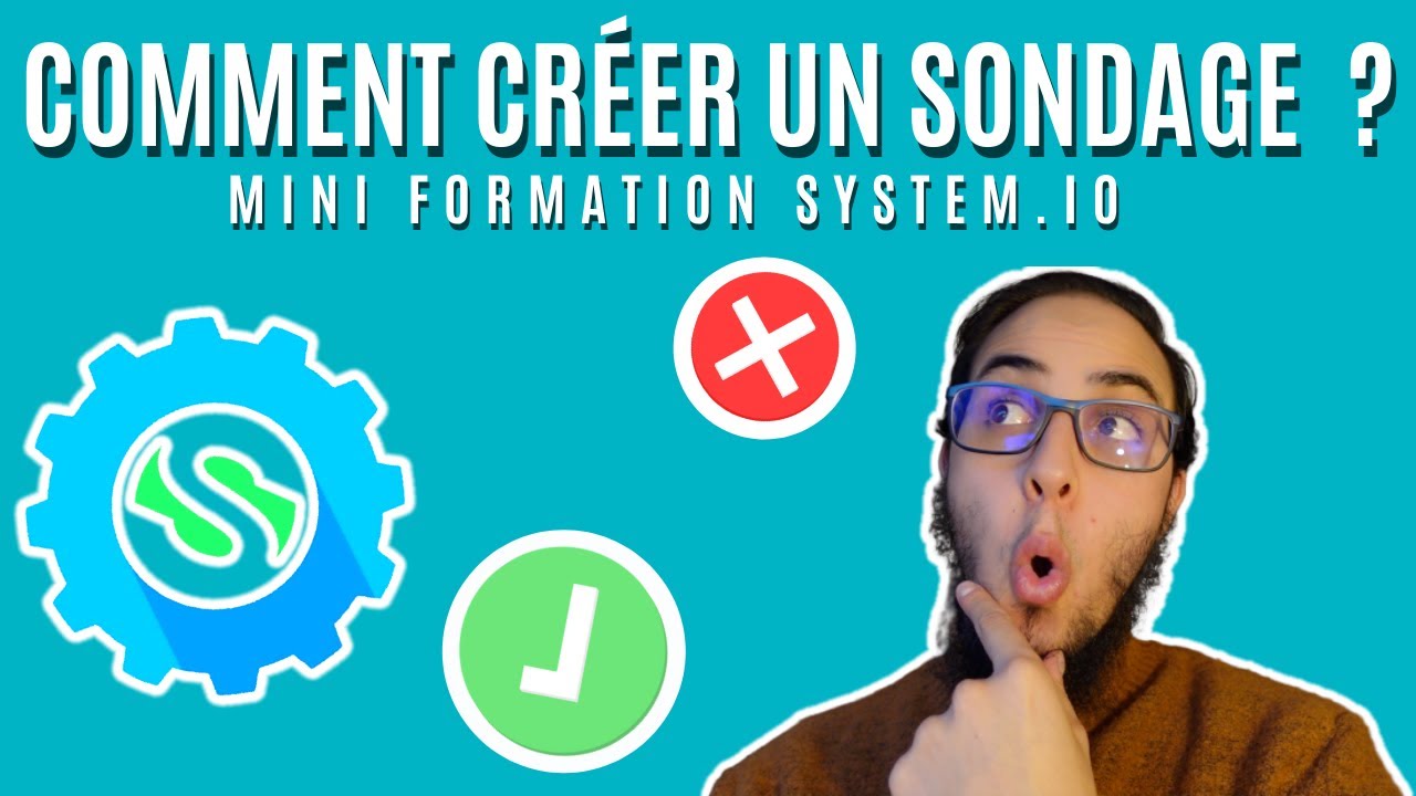 Comment créer un sondage avec system.io ? | Formation, tutoriel System.io | Part #1