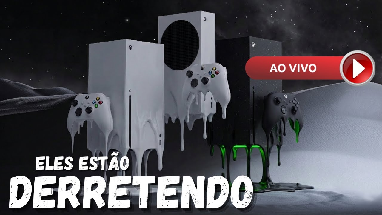 A estratégia FALHOU? Receita caiu - Consoles derretem + GAMEPLAY X360 [AO VIVO]