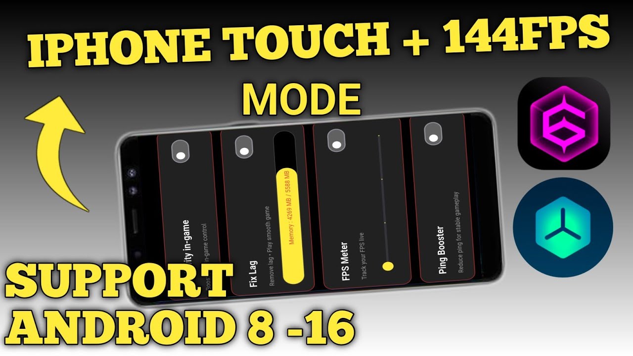 Разблокировка 120 кадров в секунду на Android и iPhone Touch, 144 кадра в секунду без рута, 100% ...
