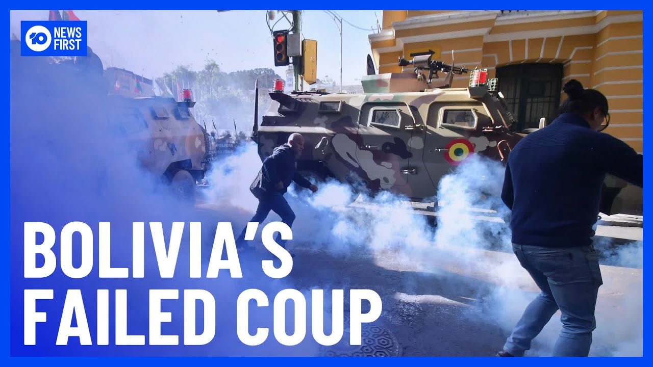 Bolivian Military Storms Presidential Palace In Failed Coup | 10 News First