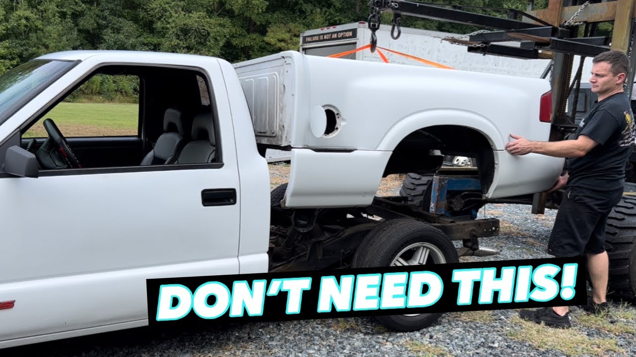 Project S10 Upgrades! Stepside To Fleetside Bed Conversion!