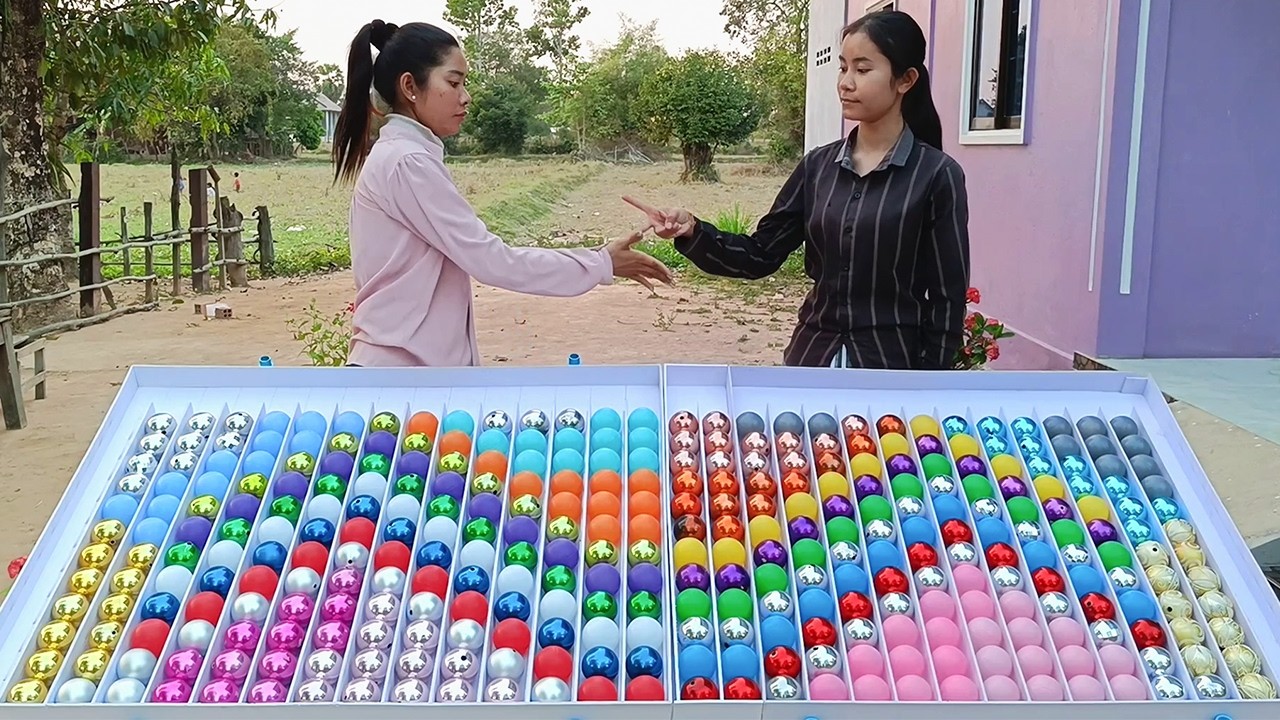 She Solved The Puzzle Ball So Fast #PuzzleGame #EasyWin #ViralChallenge
