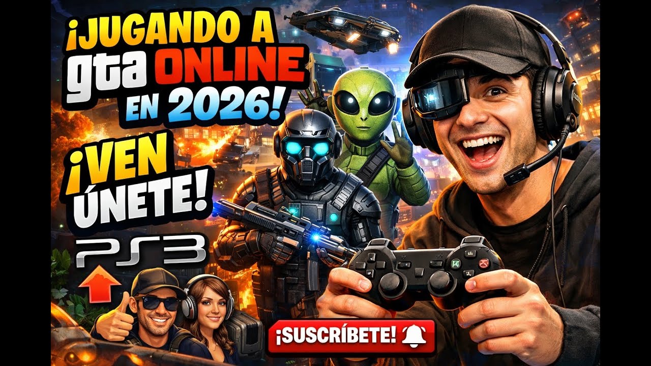 jugando a gta online en 2026 con suscritores ven unete ps3