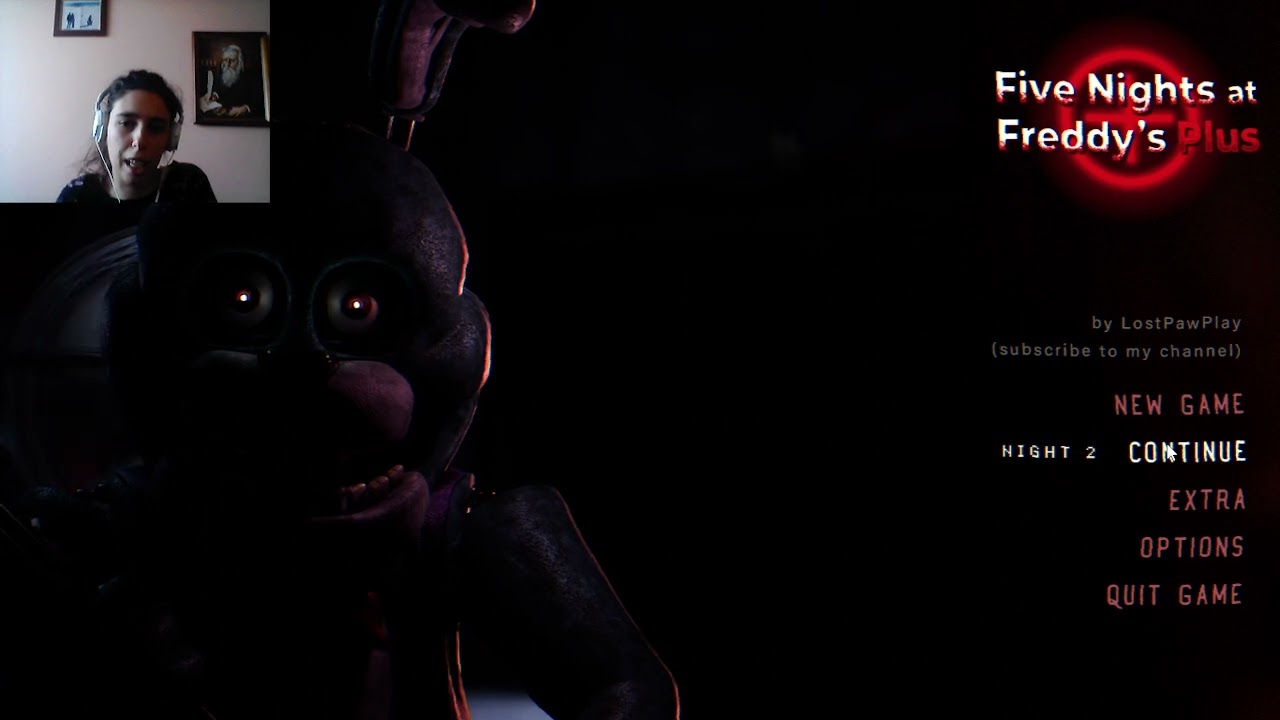 Dwie pierwsze noce w nowej grze o nazwie -Five  Night s At Freddy s Plus ( noc 1 i 2)