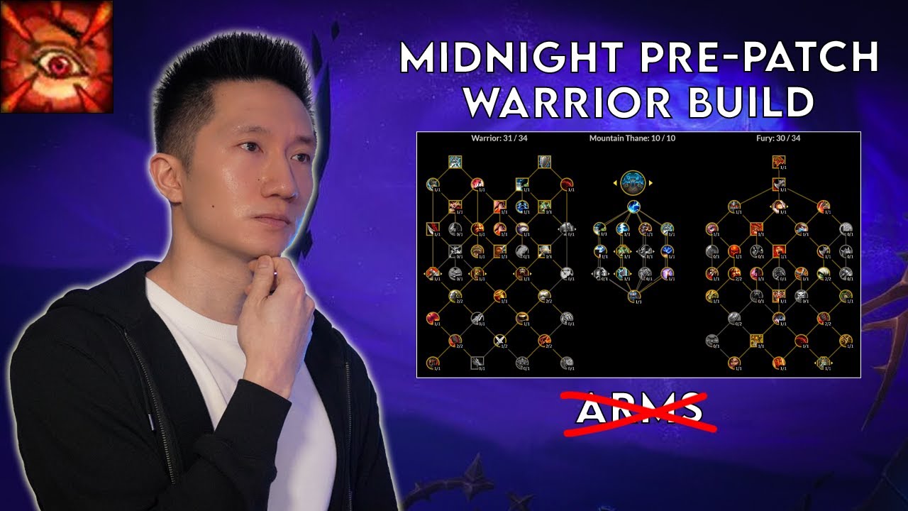 Fury Warrior Midnight Pre-Patch Build & Brief Rotation Guide (Patch 12.0.0 - Jan 20th/21st)