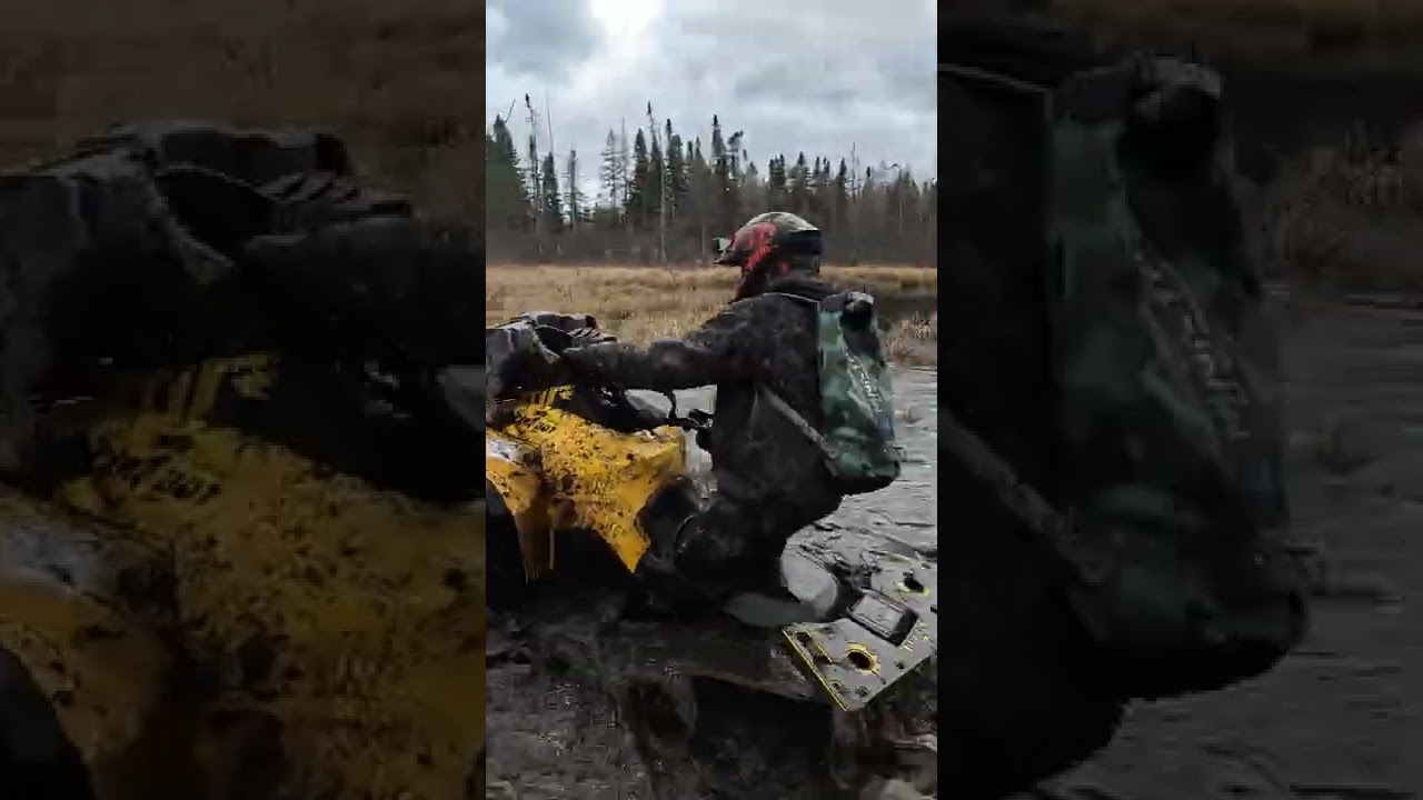 Canam Renegade XMR 1000 Water Wheelie!! RJWC DUAL APX #atv #offroad #offroading #atvlife #wheelie
