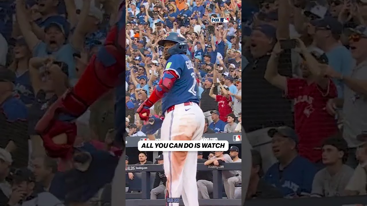 VLADDY GRAND SLAM 🌕  🔭 #vlady #vladimirguerrerojr #bluejays #mlb #alds #grandslam #mlb #mlbplayoffs