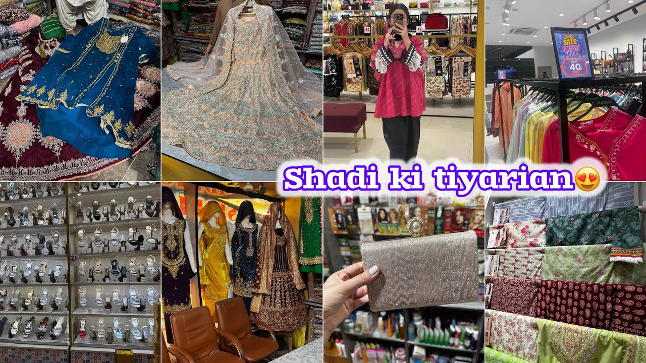 Shadi ki tiyarian😍| Baari ka dresses lena shuru kr diya | Bridal dress bhi final krlia