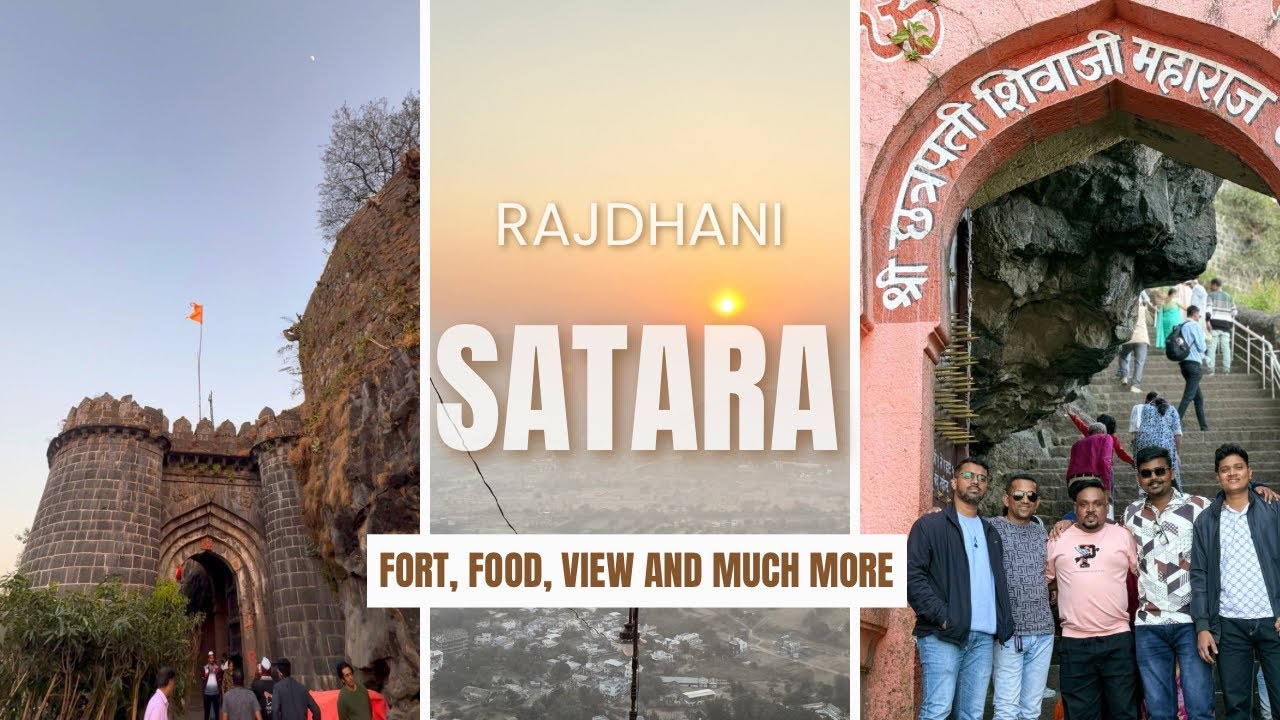 Rajdhani SATARA 😍 ek din mai Do fort explore karna mushkil tha.? Or subko khana khake maja aa gaya