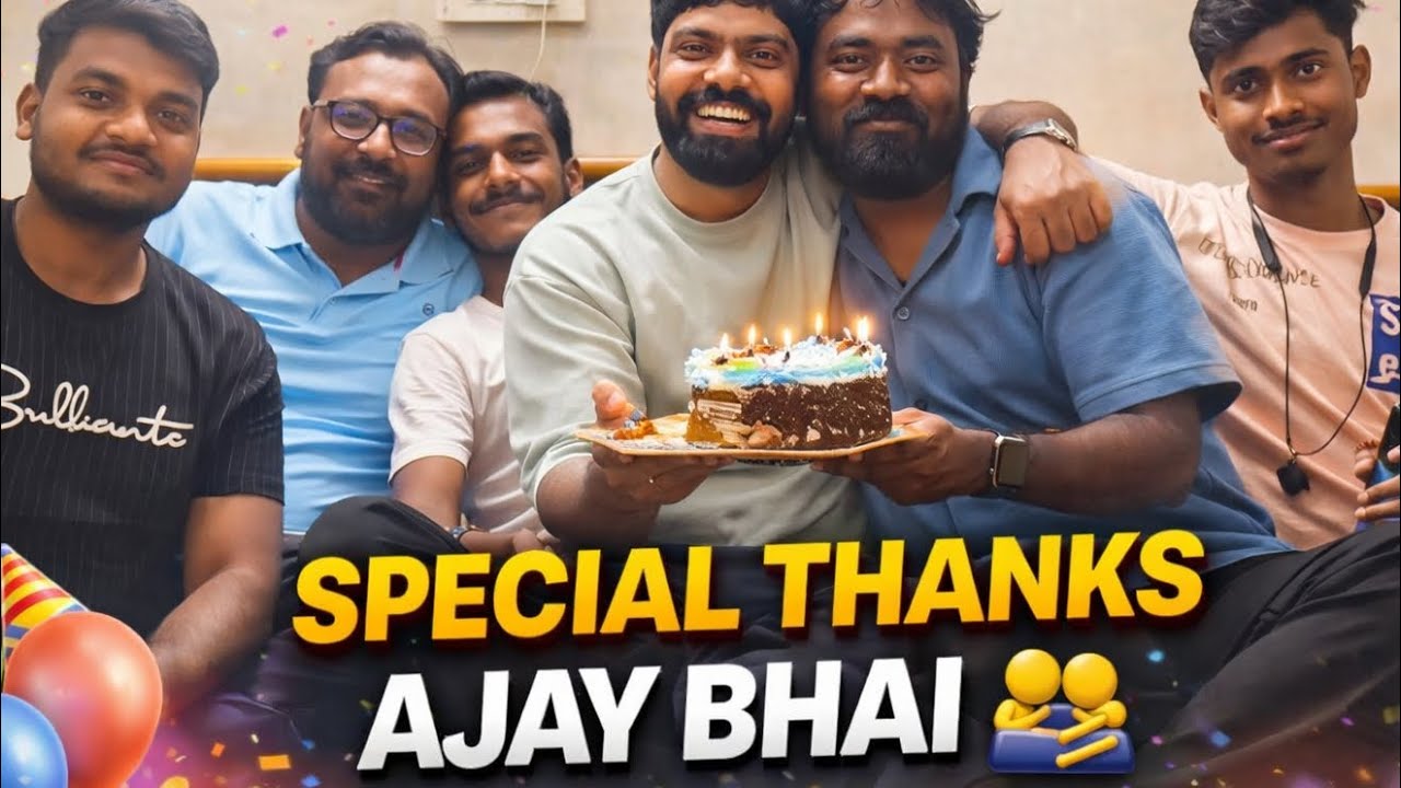 Special thanks to Ajay bhai for making this birthday so special 🫂❤️ vlog -05 #birthdayvlog