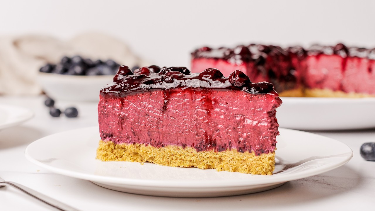 Best No-Bake Blueberry Cheesecake | So Creamy and Easy to Make