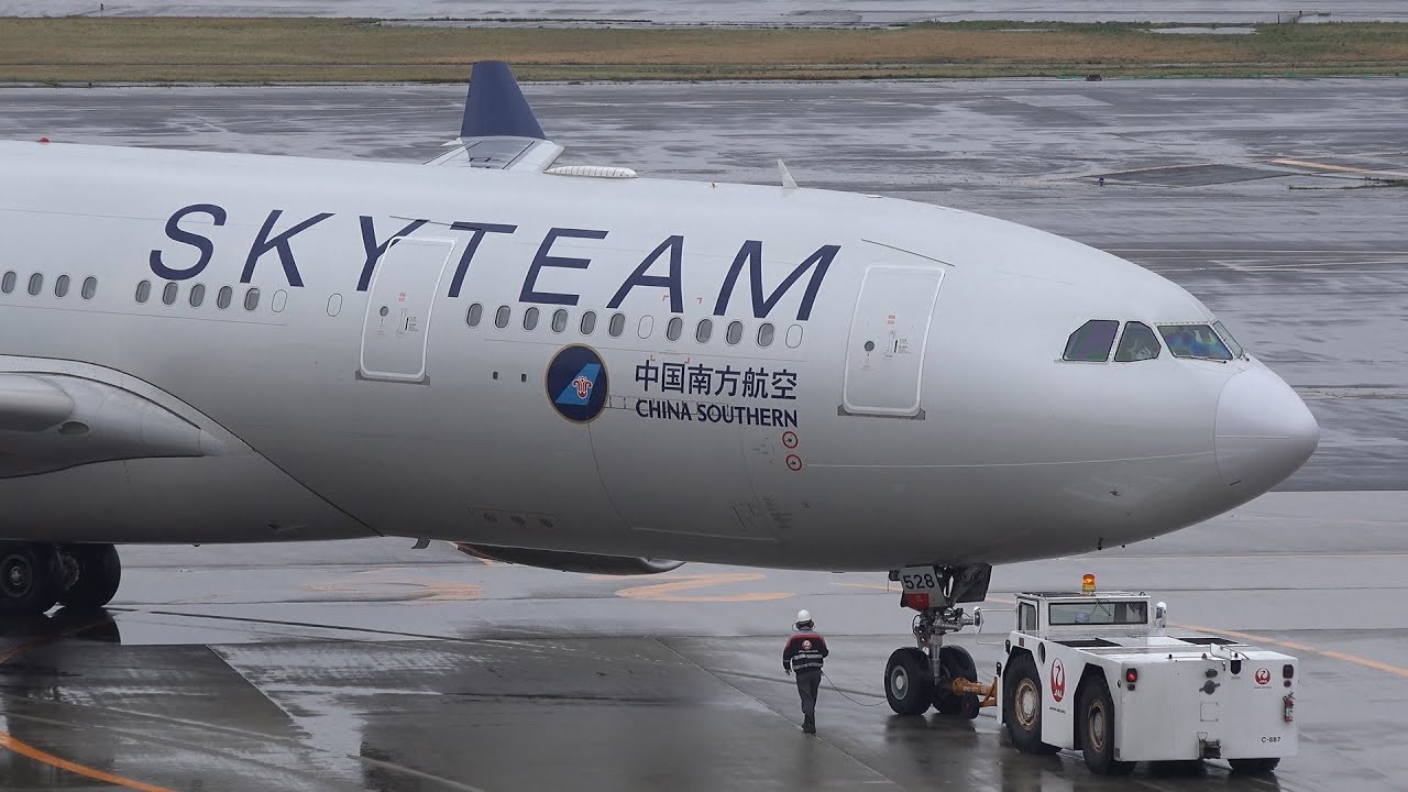 China Southern Airlines SKYTEAM Livery Airbus A330-200 B-6528 [NRT/RJAA]