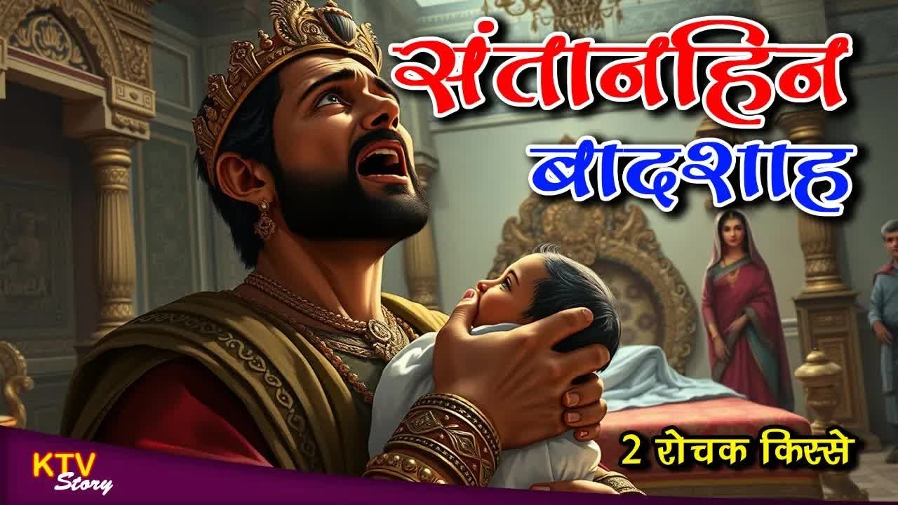 KTV465 संतानहीन बादशाह, नई हिंदी कहानियां, SANTANHIN BADSHAH, MORAL STORY, Hindi New Story, KTVStory