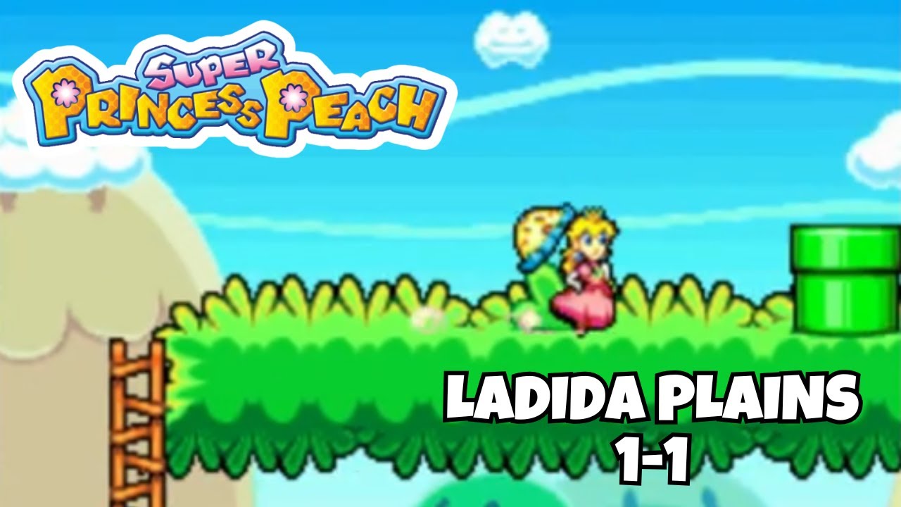 Let's Play Super Princess Peach Ladida Plains 1-1