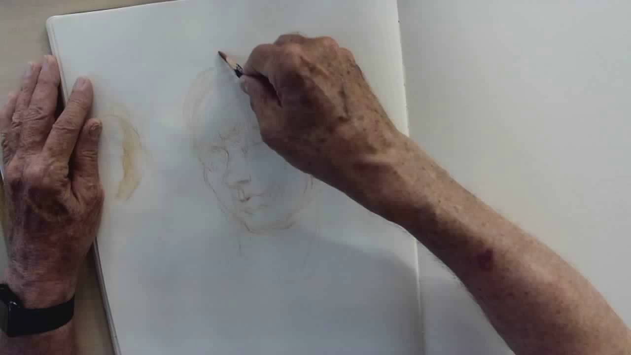 Glenn Vilppu (グレン・ビルプ) - Head Drawing Demo in Tokyo