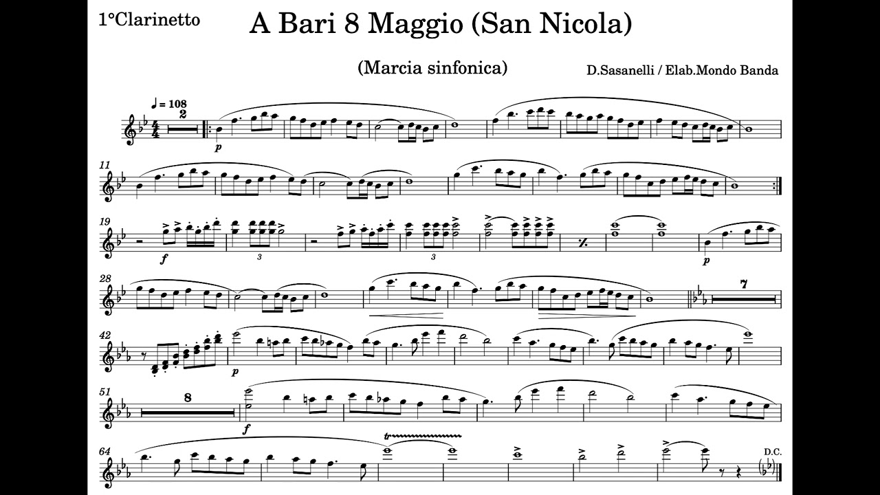 A Bari 8 Maggio (San Nicola) - D.Sasanelli (Marcia sinfonica)