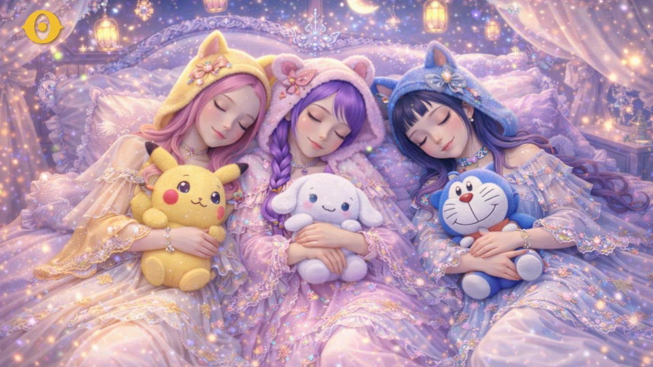 Healing Piano for Deep Sleep | Calm Your Mind & Sleep Better | Mira, Rumi, Zoey | K POP IDOL Hunters