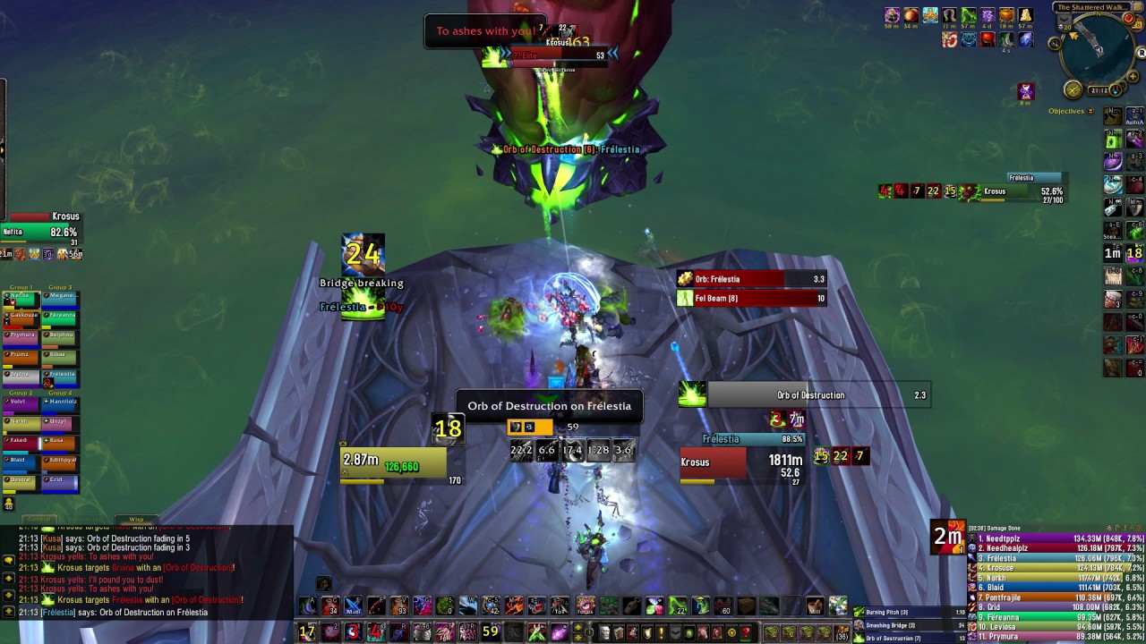 Krosus Nighthold Mythic Rank 1 Rogue