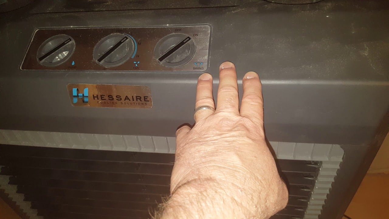 Hessarie evaporative cooler operation