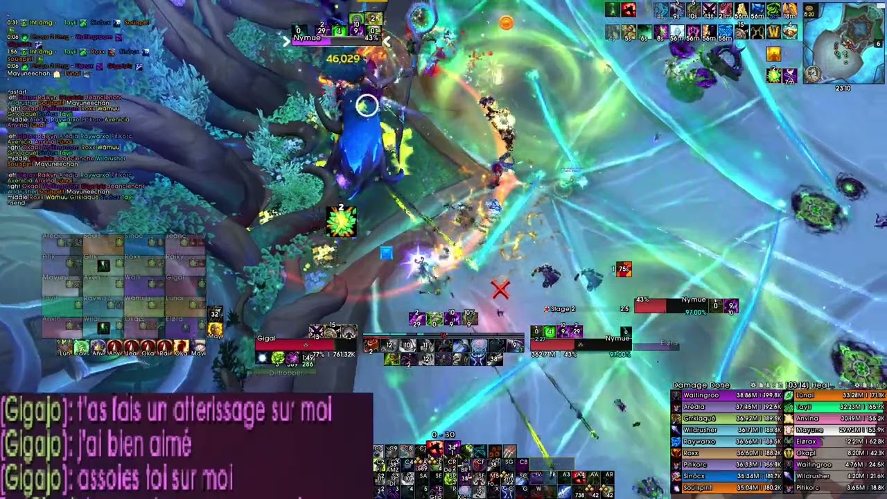 MY GUILD DOES SO MUCH DAMAGE THAT I CANT RE-USE MY CDS ???? (Unholy DK PoV - Nymue Mythic)
