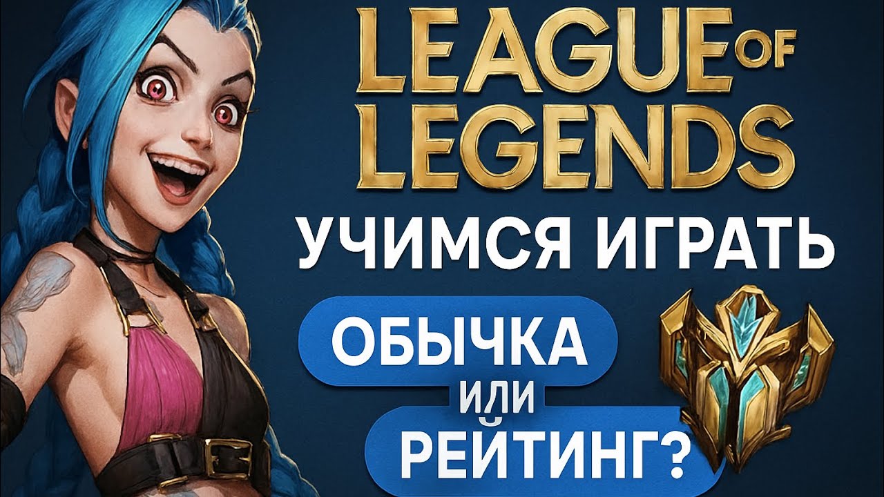 League of Legends | Учимся играть — обычка или рейтинг? 🎮