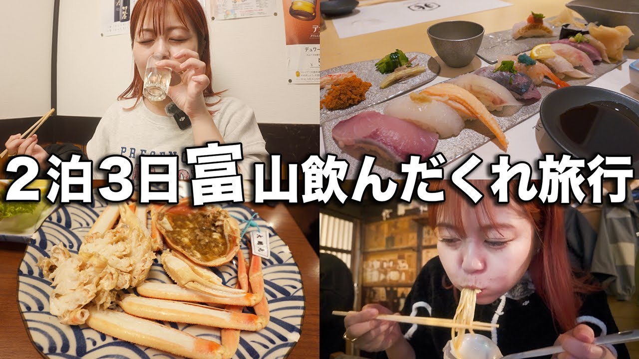 富山の美味しいご飯達に誘惑され日本酒を飲すぎて、気づいたらベロベロの泥酔旅【富山・高岡】